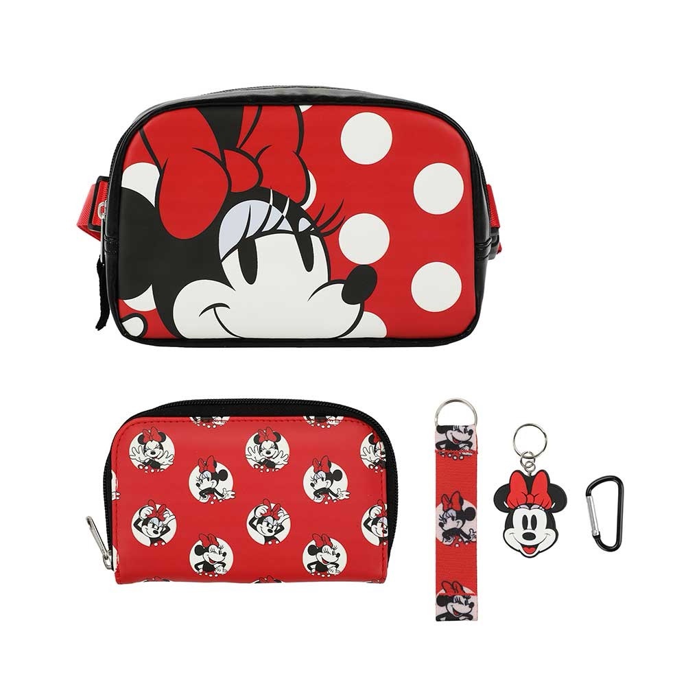 Minnie Mouse Fanny Pack & Wallet Gift Set